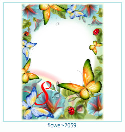 cadre photo fleur 2059