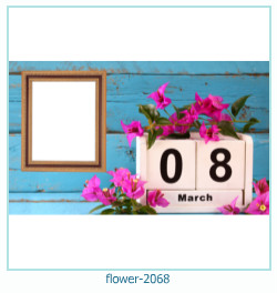 cadre photo fleur 2068