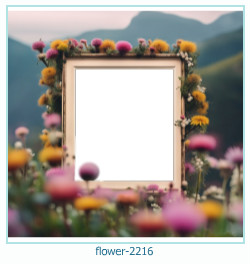 2216 cadre photo en fleurs