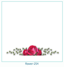 cadre photo fleur 254
