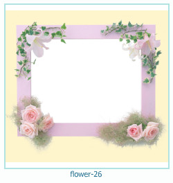 cadre photo fleur 26