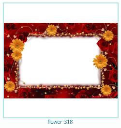 cadre photo fleur 318