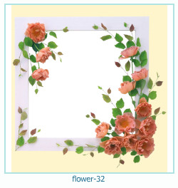 cadre photo fleur 32