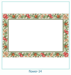 cadre photo fleur 34