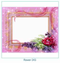 cadre photo fleur 343