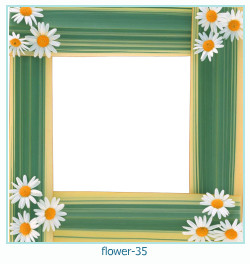 cadre photo fleur 35