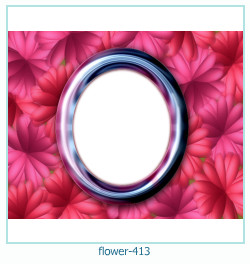 cadre photo fleur 413