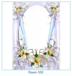 cadre photo fleur 500