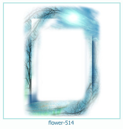 cadre photo fleur 514