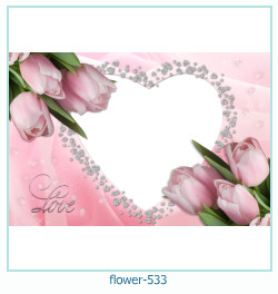 cadre photo fleur 533