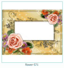 cadre photo fleur 571