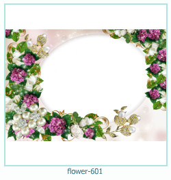 cadre photo fleur 601