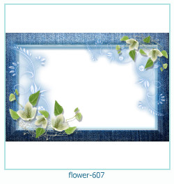 cadre photo fleur 607