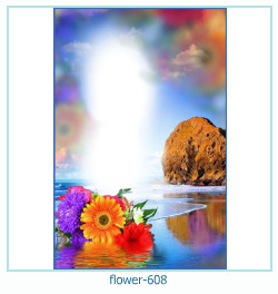 cadre photo fleur 608