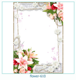 cadre photo fleur 610