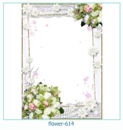cadre photo fleur 614