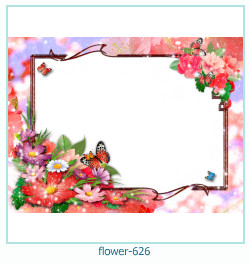 cadre photo fleur 626