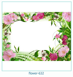 cadre photo fleur 632