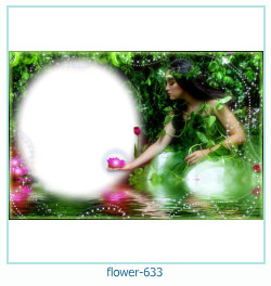 cadre photo fleur 633