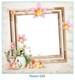 cadre photo fleur 640