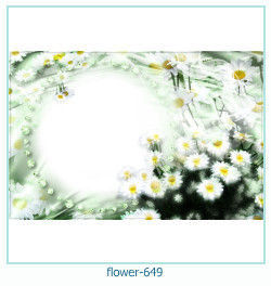 cadre photo fleur 649