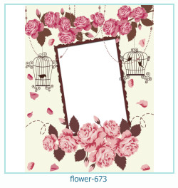 cadre photo fleur 673