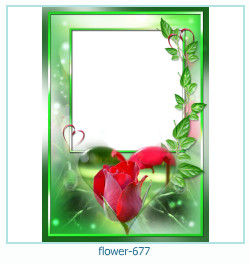 cadre photo fleur 677