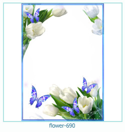 cadre photo fleur 690