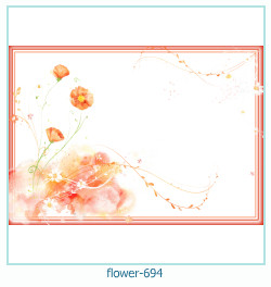 cadre photo fleur 694