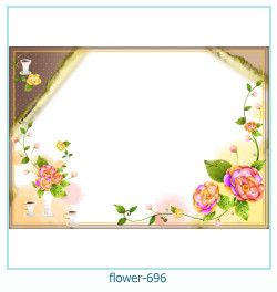 cadre photo fleur 696