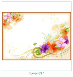 cadre photo fleur 697
