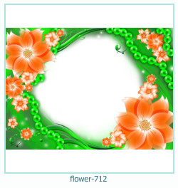 cadre photo fleur 712