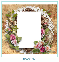 cadre photo fleur 717