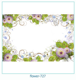 cadre photo fleur 727
