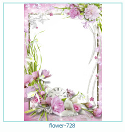 cadre photo fleur 728
