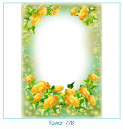 cadre photo fleur 778