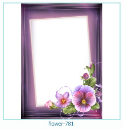 cadre photo fleur 781