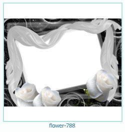 cadre photo fleur 788