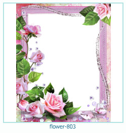 cadre photo fleur 803