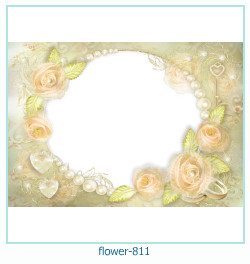 cadre photo fleur 811