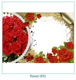 cadre photo fleur 843