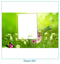 cadre photo fleur 891