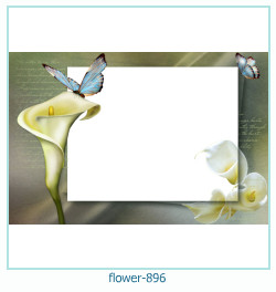 cadre photo fleur 896