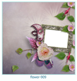 cadre photo fleur 909