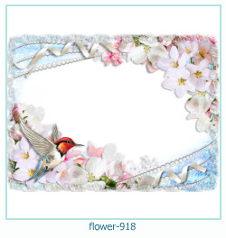 cadre photo fleur 918