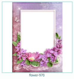 cadre photo fleur 970