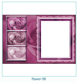 cadre photo fleur 98