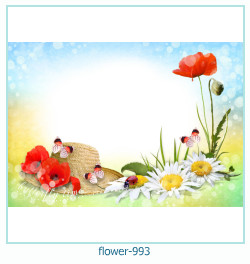 cadre photo fleur 993
